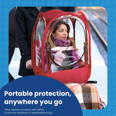 Under the Weather StadiumPod instant-setup design offers fast protection at games.