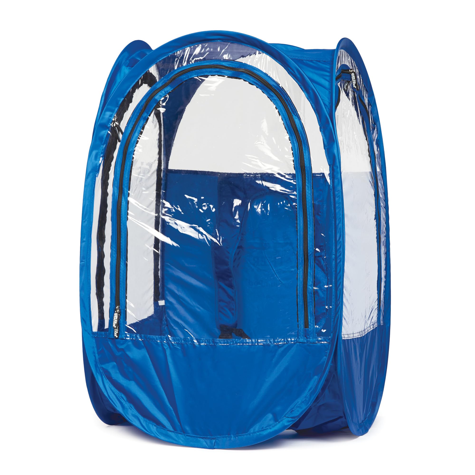 Under the Weather StadiumPod wearable shelter blocks rain while keeping you cheering.
