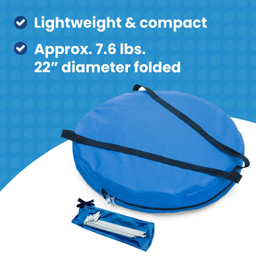 WeatherPod UPF 50 protection shields sun exposure on the sidelines