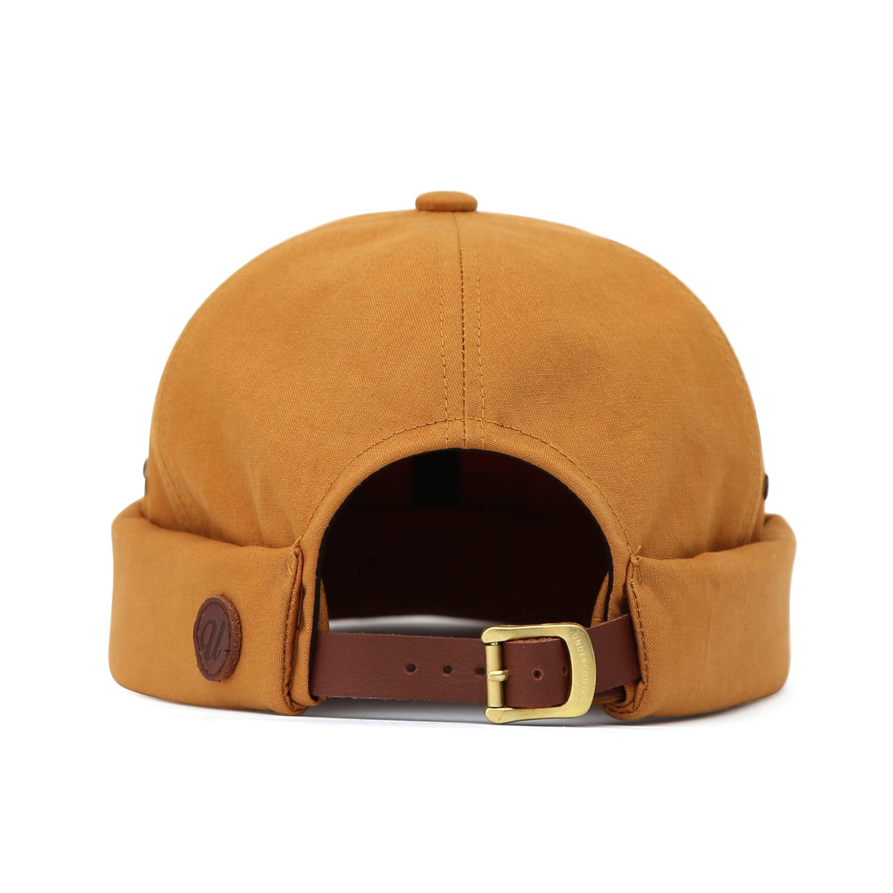 UnderCONTROL VNTG mustard cap worn on model.