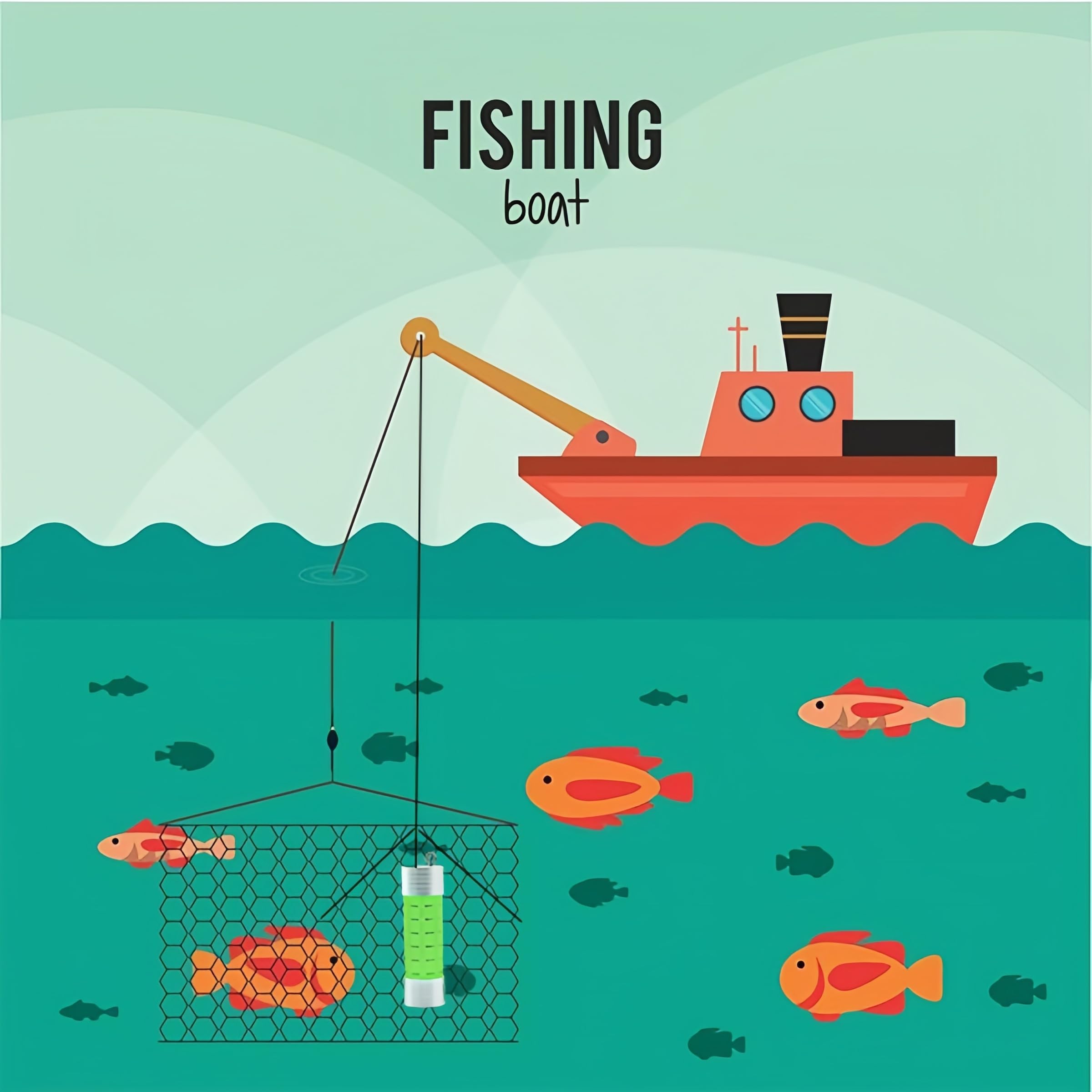 IP68 waterproof submersible fishing light underwater