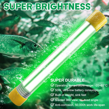 Light length 12.2 inches with power cord visible