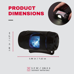 Vizion I beam pattern showing CPO center-weighted illumination