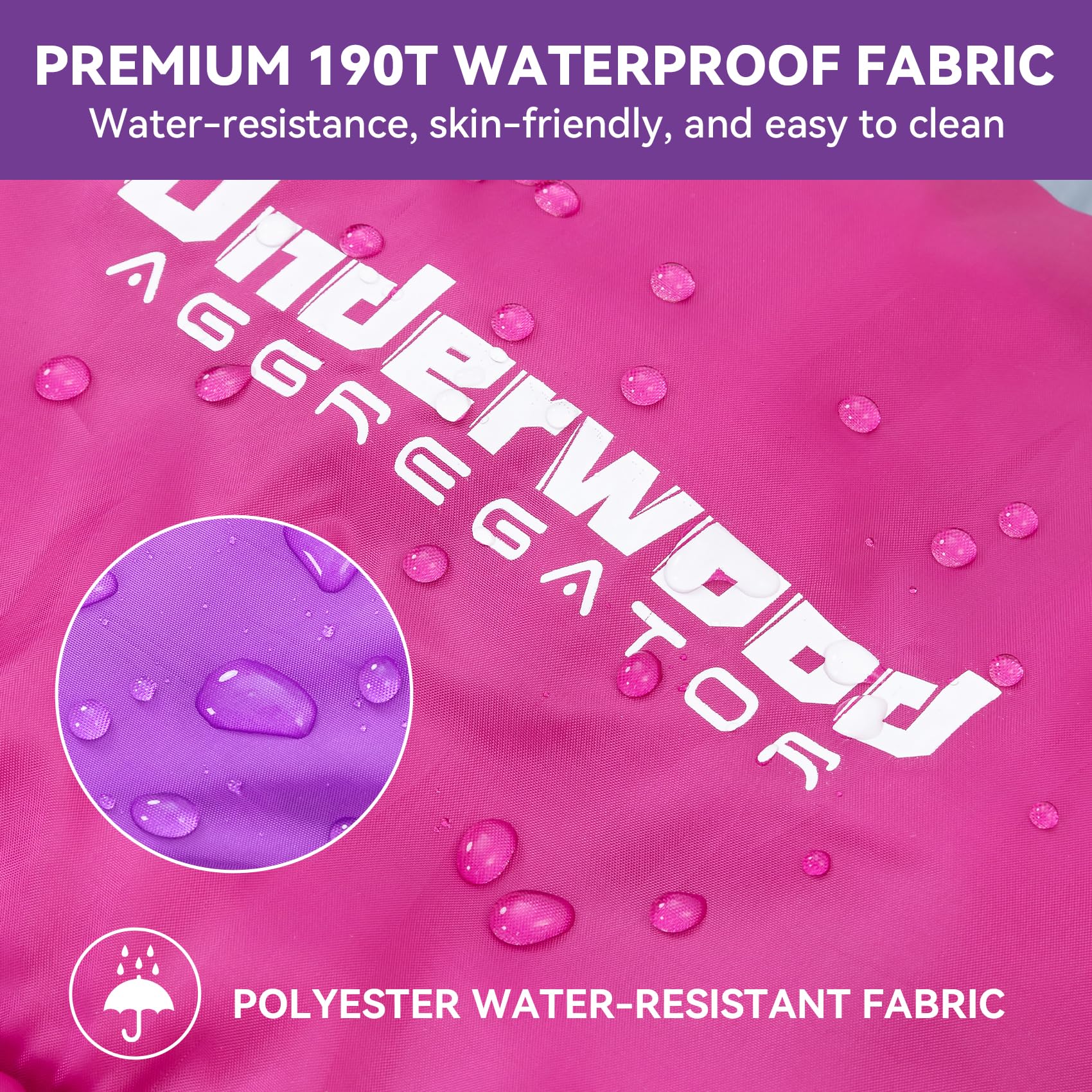 Underwood Aggregator ultra-light sleeping bag weighs five and a half pounds for easy carry.