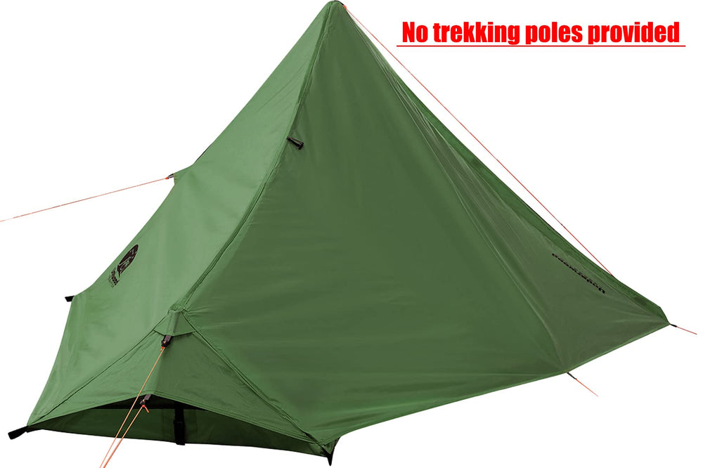 Underwood Aggregator waterproof 210T polyester shell keeps campers dry in wet conditions.
