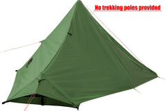 Underwood Aggregator waterproof 210T polyester shell keeps campers dry in wet conditions.