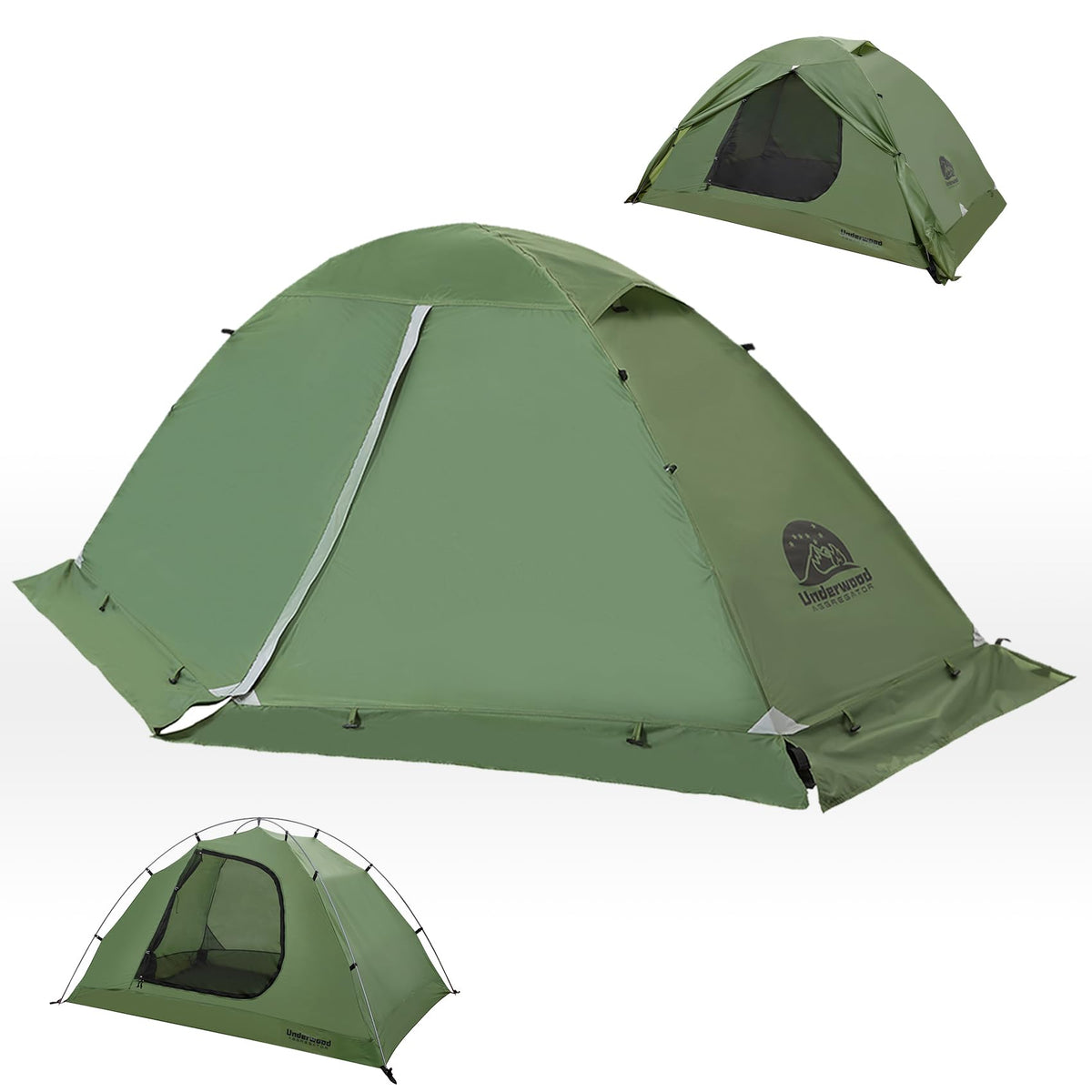Underwood Aggregator winter tent exterior provides four-season shelter for harsh conditions.