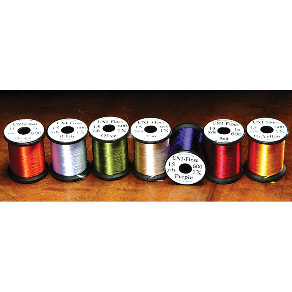 UNI Single Strand Super Floss Golden Brown lays flat with high gloss for precise body wraps.