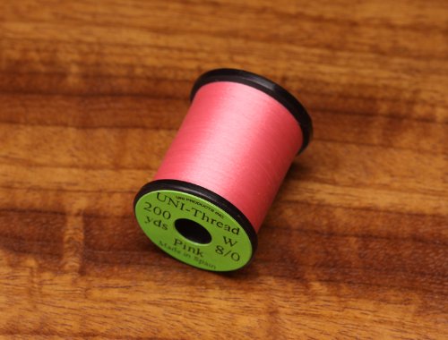 UNI 8/0 wine thread displayed with a 200 yard spool