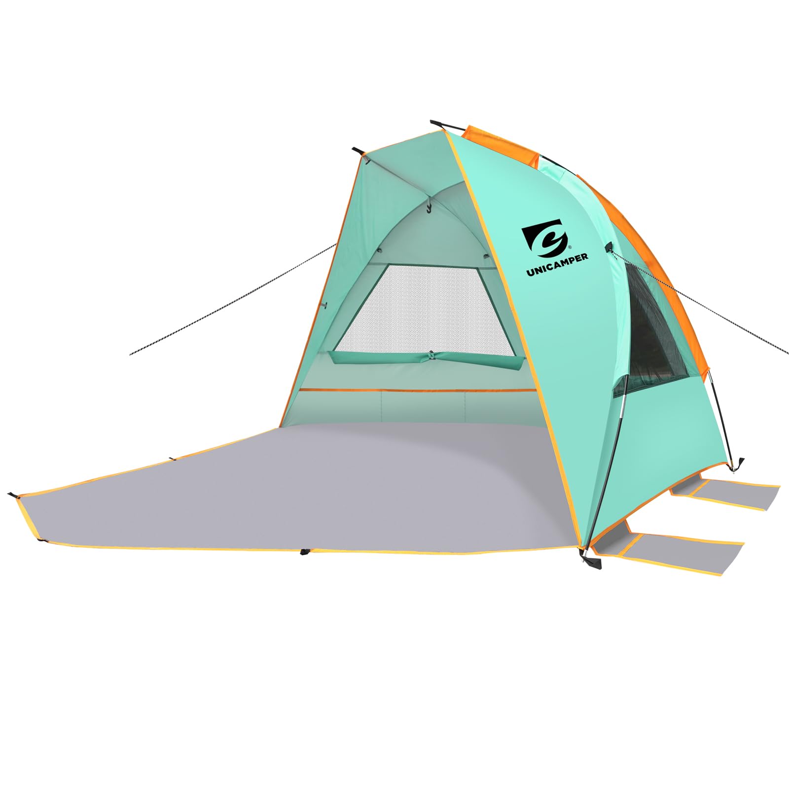 Large 7x4 ft footprint fits 2 to 3 people comfortably