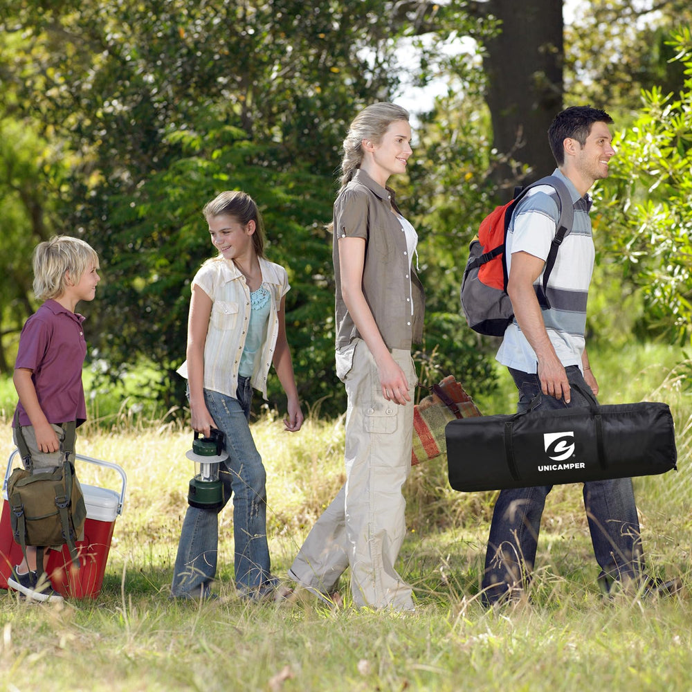 UNICAMPER backyard camping setup suitable for picnics and casual gatherings.