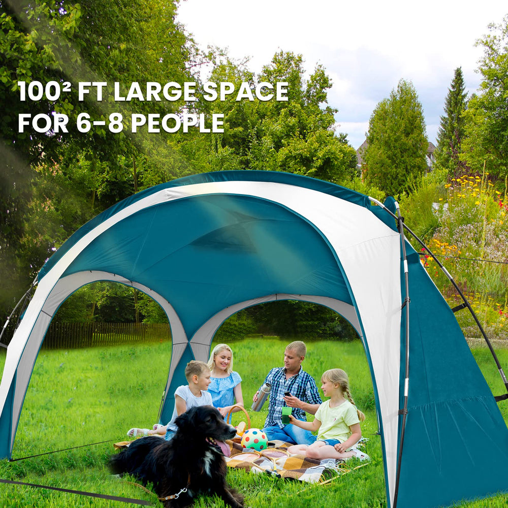 unicamper beach tent 12x12ft top ventilation promotes airflow
