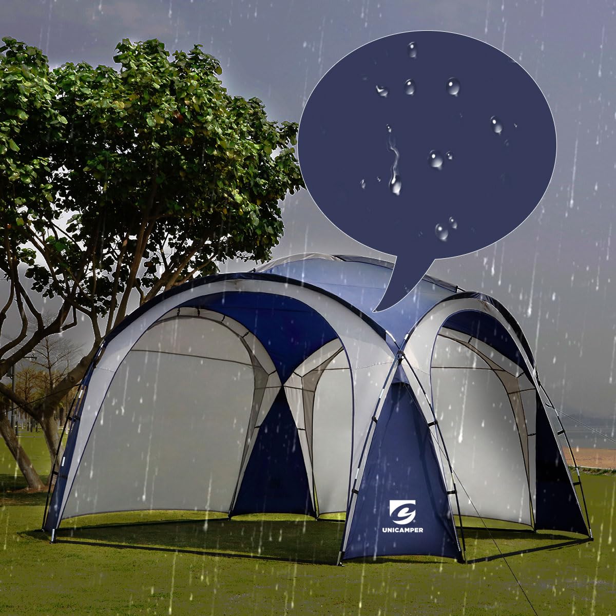 UNICAMPER UPF50+ protection keeps sun exposure lower during outdoor activities.