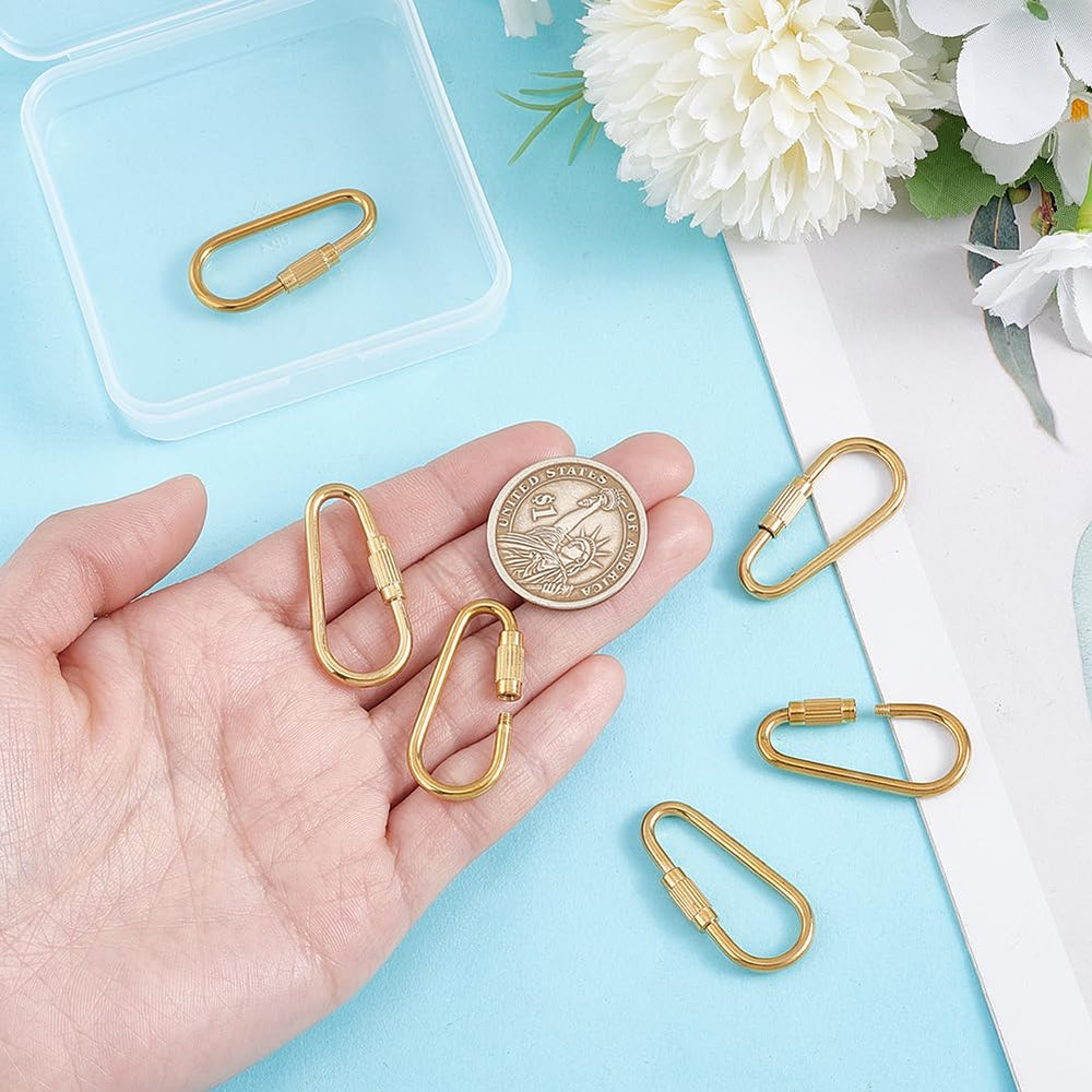 Unicraftale brass keychain clip highlighting durable, rust-resistant construction