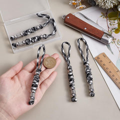 UNICRAFTALE knife grip improved by compact lanyard design.