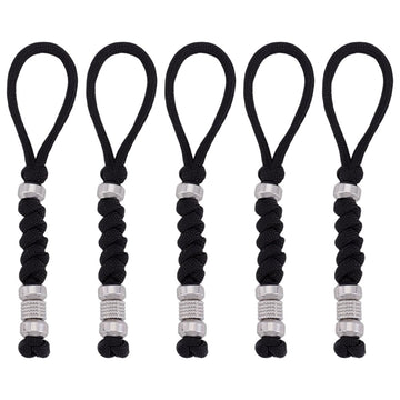 UNICRAFTALE knife lanyard with skull beads improves grip and quick access