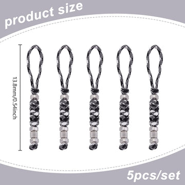 UNICRAFTALE easy-install paracord lanyard hangs for fast use.