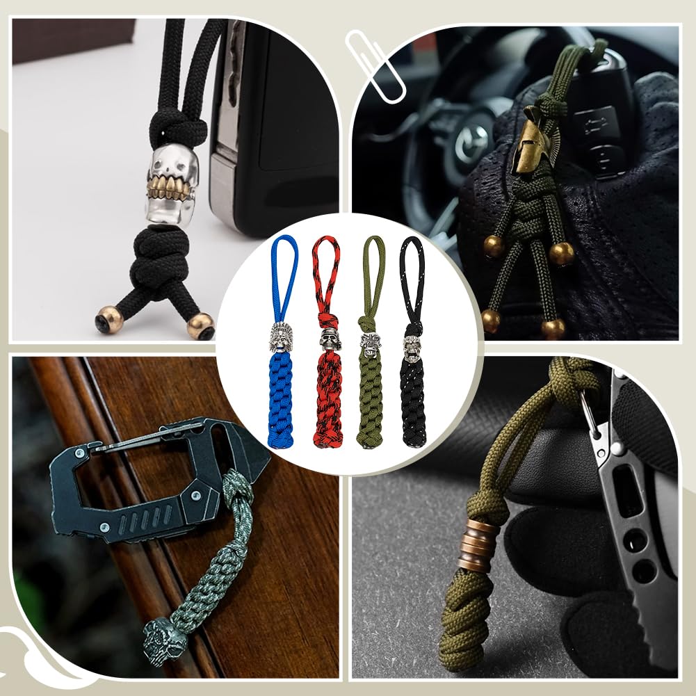 UNICRAFTALE knife lanyard hangs easily from gear for quick, primary item finding.