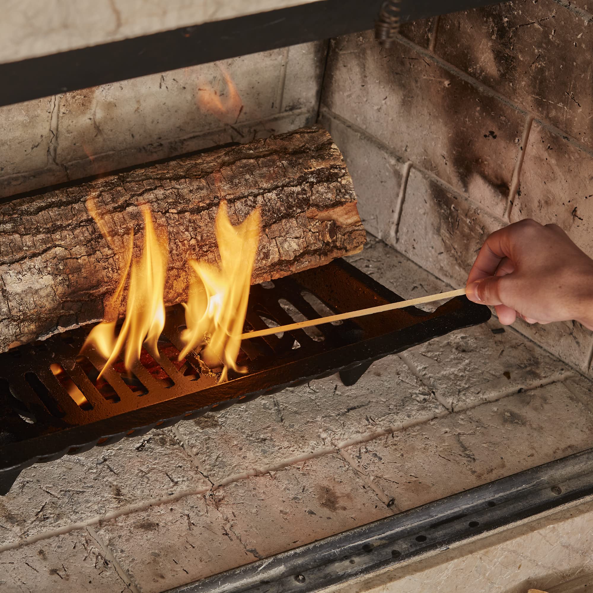 UniFlame Firestarter Tray with soapstone insert extends burn time.