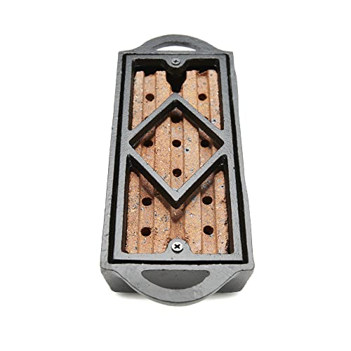 UniFlame Soapstone Insert boosts heat retention for longer, steadier flames.