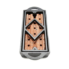 UniFlame Soapstone Insert boosts heat retention for longer, steadier flames.
