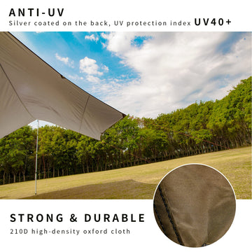 Unigear hammock rain fly compact storage bag keeps gear ready