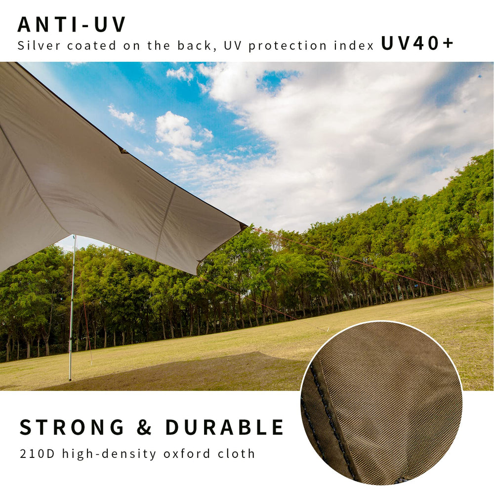 Unigear hammock rain fly compact storage bag keeps gear ready