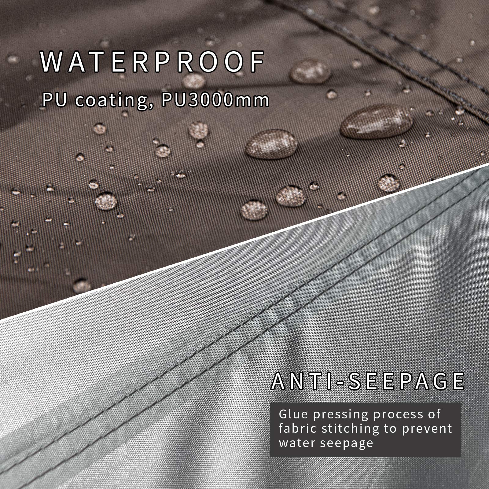 Unigear rain fly setup demonstrates reinforced edges for tear resistance during outdoor use