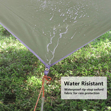 Unigear multipurpose outdoor tarp for shelter or ground cover