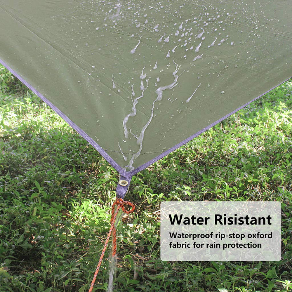 Unigear multipurpose outdoor tarp for shelter or ground cover