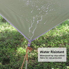 Unigear multipurpose outdoor tarp for shelter or ground cover