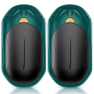 UNIHAND AI hand warmers 2-pack front view, compact warmth for on-the-go comfort