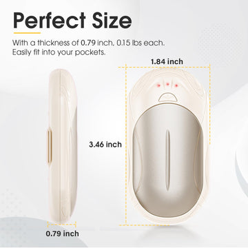UNIHAND AI Hand Warmers compact-pocket design proves travel-friendly warmth on the go