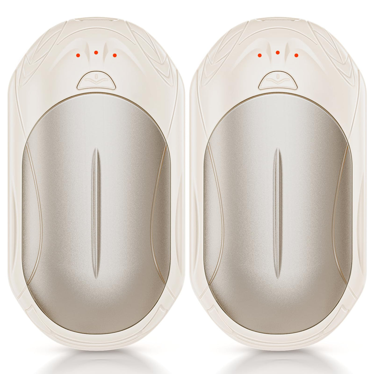 UNIHAND AI Hand Warmers pack front view demonstrates compact dual-heat design for daily warmth