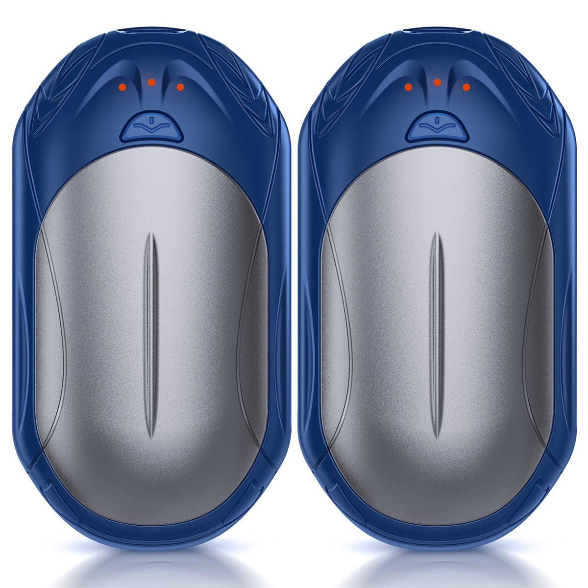 UNIHAND AI Hand Warmers two-pack front view delivers portable warmth for outdoor use.