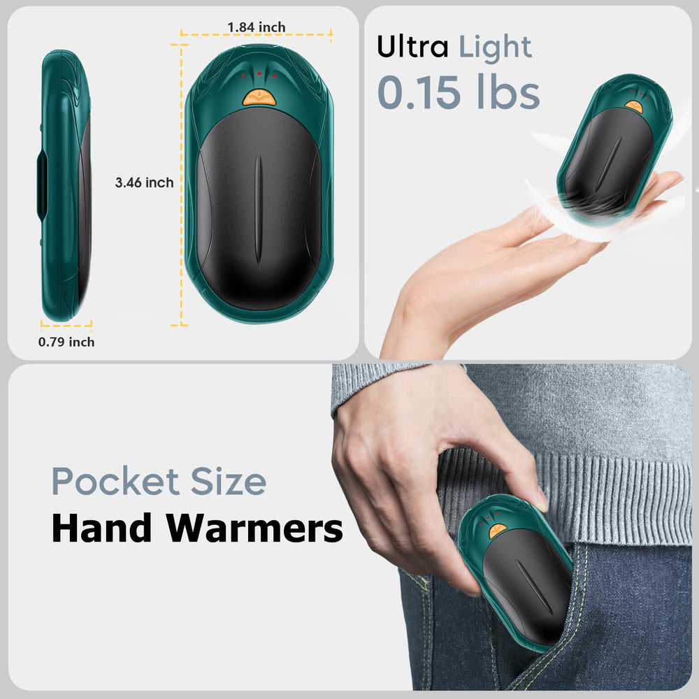 UNIHAND AI hand warmers USB-C charging for fast recharging