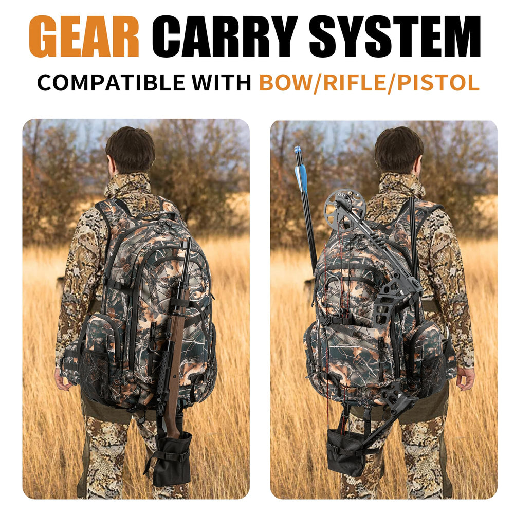 UNIHIMAL hunting backpack rain cover ready to deploy protects gear from moisture.