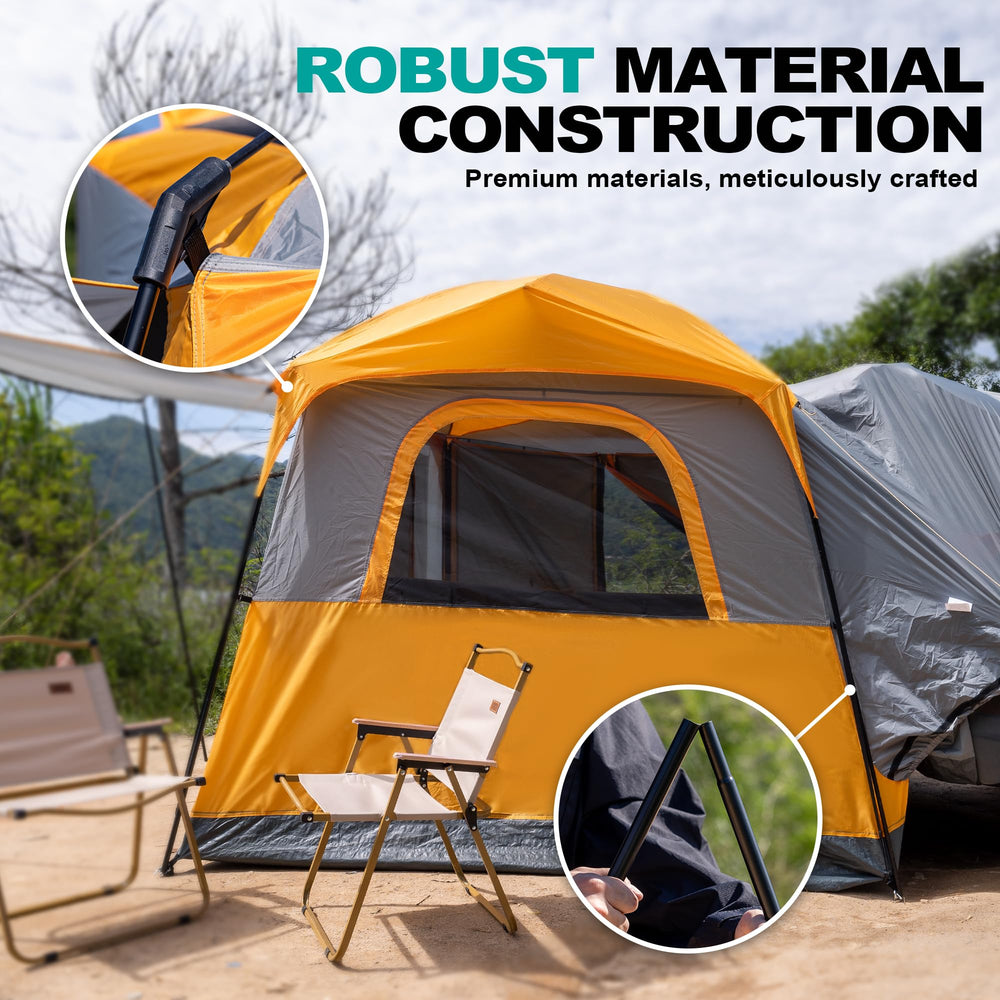 UNIHIMAL SUV Tent includes rainfly and storage bag to organize gear