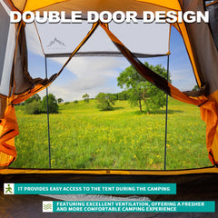UNIHIMAL SUV Tent ventilation skylight and mesh windows boost airflow