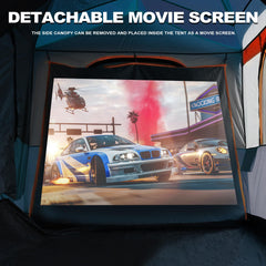 UNIHIMAL SUV tent waterproof coating protects you from rain during outdoor nights.