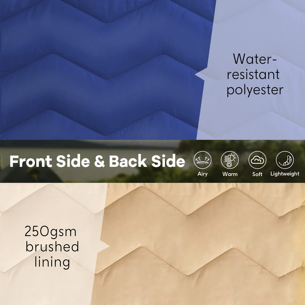UNIKOME blanket corner loops enable staking for versatility outdoors