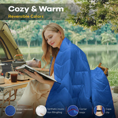 UNIKOME blanket packable roll enhances ultralight travel portability