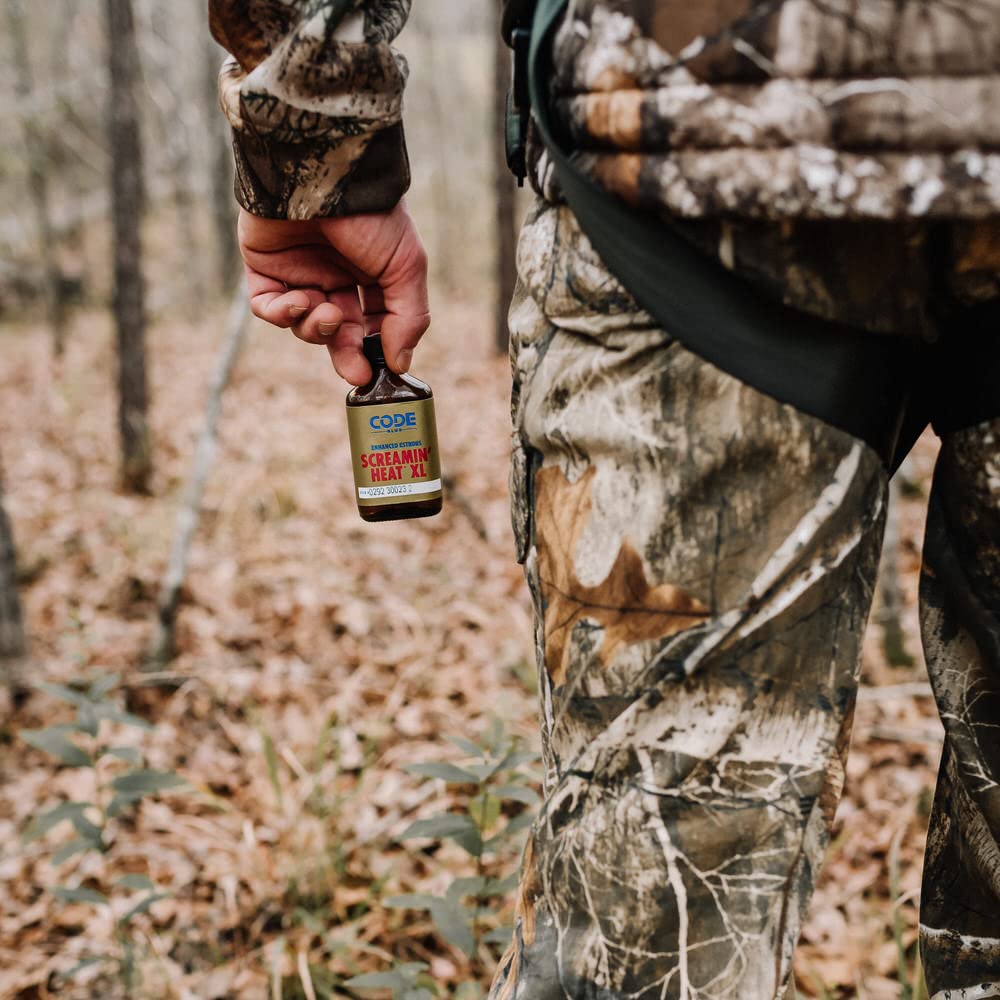 Premium hunting scent designed to lure rutting bucks