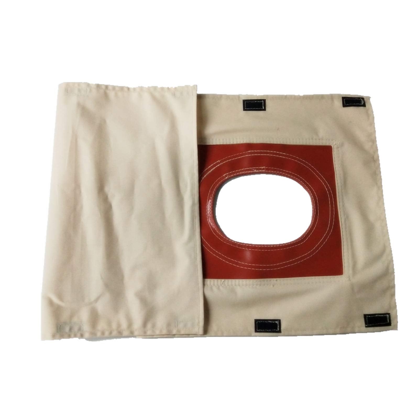 UNISTRENGH cotton canvas cover flap rolled up neatly for compact storage
