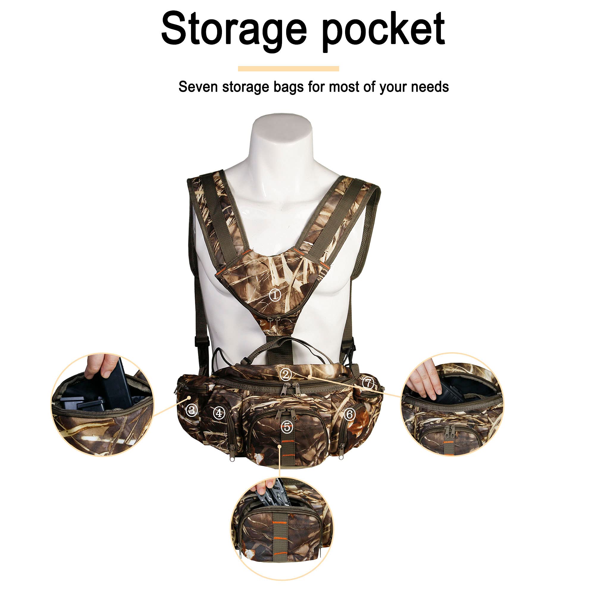 UNISTRENGH dimensions and folded size shown for compact storage guidance.