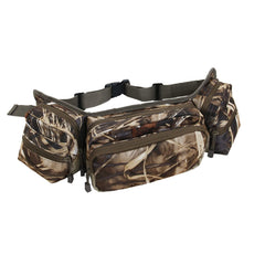 UNISTRENGH excursion waist pack camouflage for hands-free hiking carry.