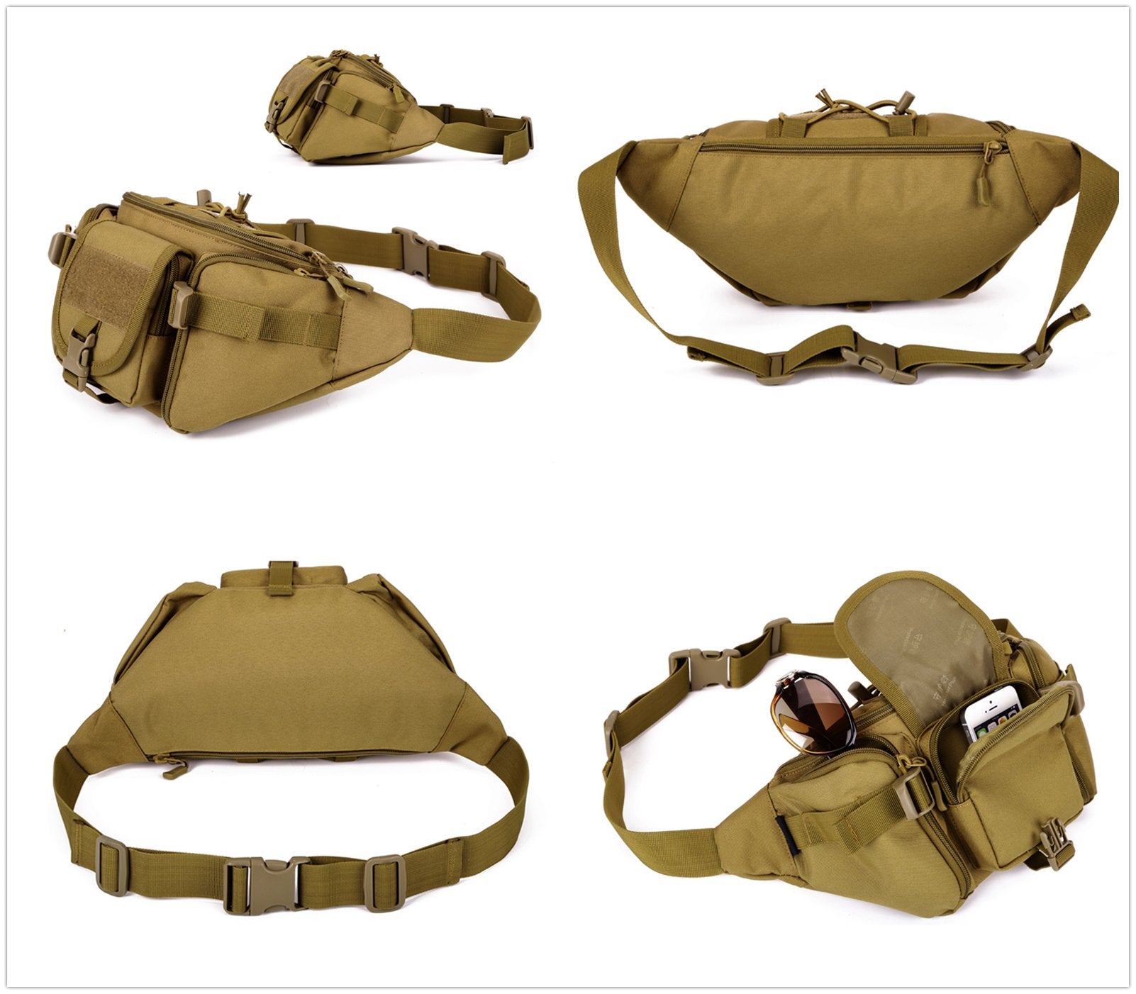 Unistrengh MOLLE expansion system allows adding pockets and gear.