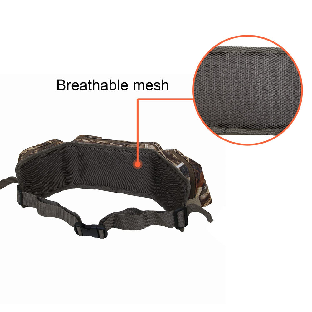 UNISTRENGH multiple zippered pockets organize gear quickly.