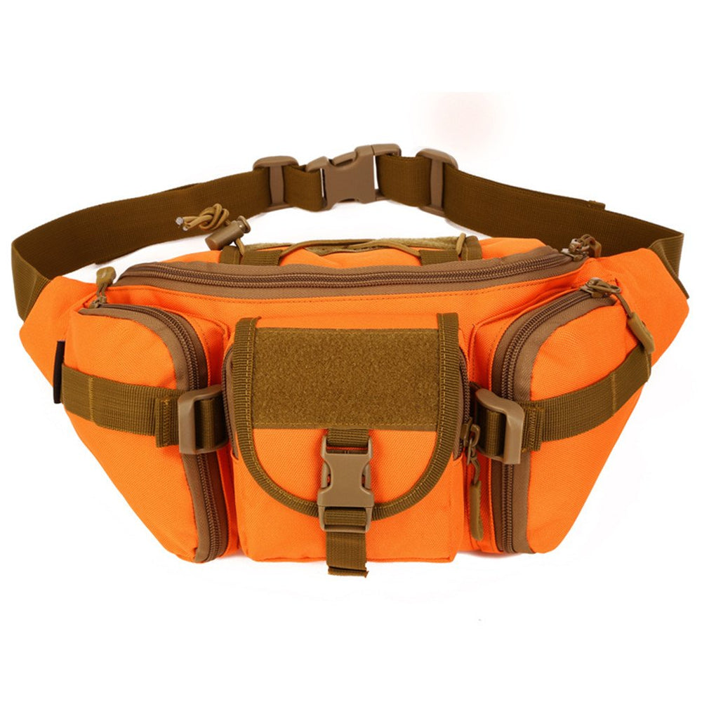 UNISTRENGH tactical waist pack front view showing compact, water-friendly design.