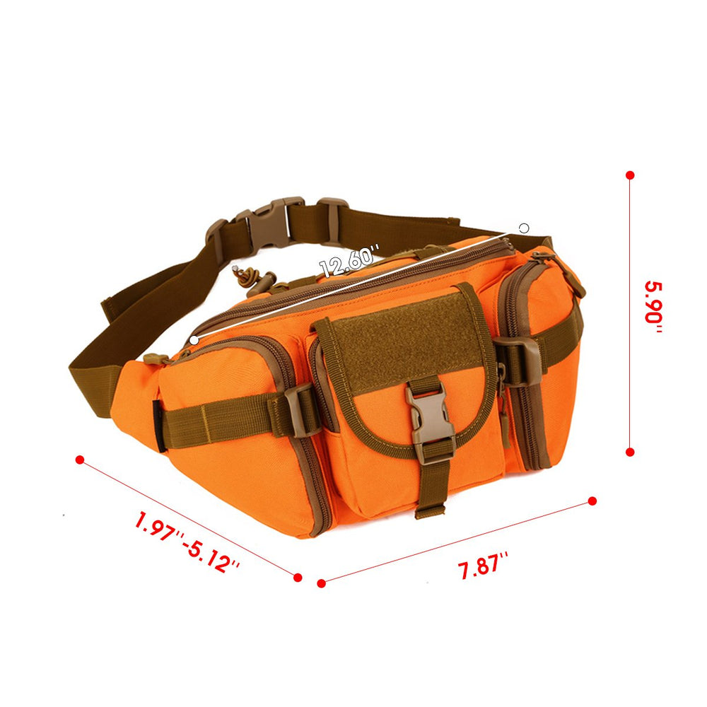 UNISTRENGH waist pack with side pockets for quick access.